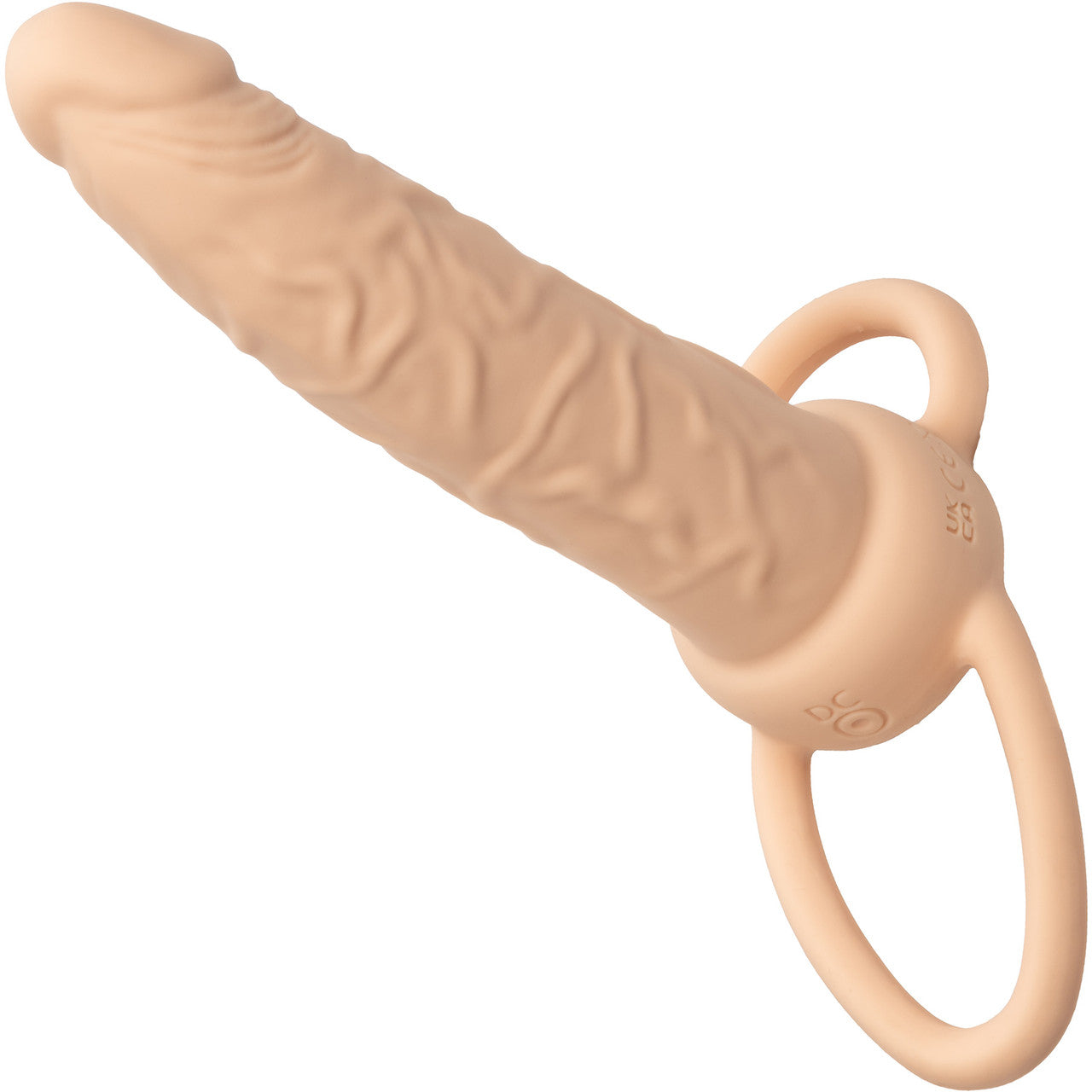 Performance Maxx Rechargeable Vibrating 5.5" Silicone Dual Penetrator - Vanilla