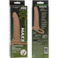 Performance Maxx Rechargeable Vibrating 5.5" Silicone Dual Penetrator - Vanilla