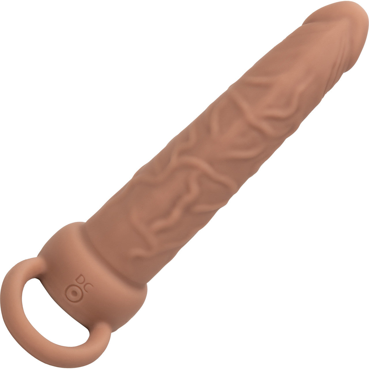 Performance Maxx Rechargeable Vibrating 5.5" Silicone Dual Penetrator - Chocolate