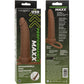 Performance Maxx Rechargeable Vibrating 5.5" Silicone Dual Penetrator - Chocolate