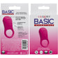 Basic Essentials® Rechargeable Ridge Rider Cock Ring By CalExotics