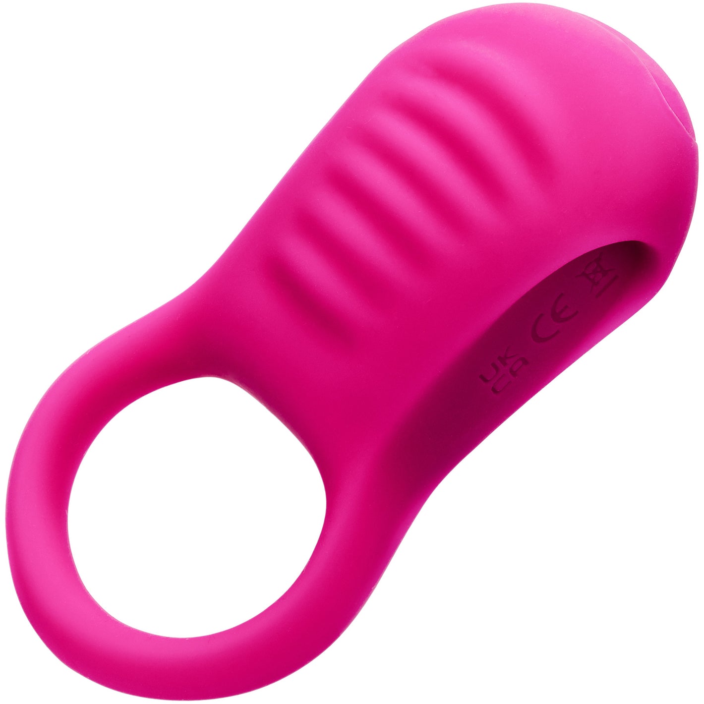 Basic Essentials® Rechargeable Ridge Rider Cock Ring By CalExotics