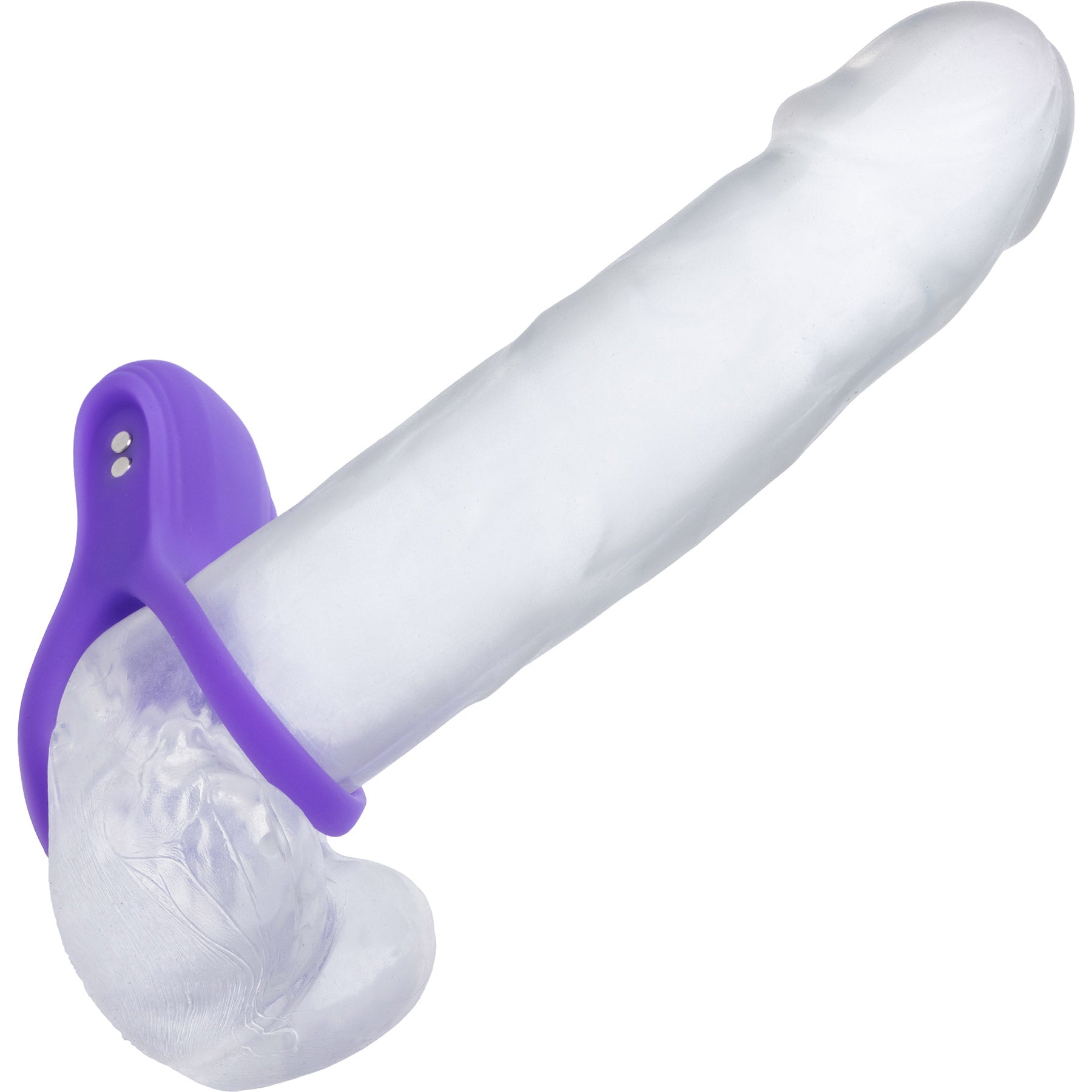 Basic Essentials® Rechargeable Dual Support Cock Ring By CalExotics