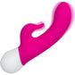 Basic Essentials® Rechargeable Dual Pleaser Silicone Rabbit Vibrator By CalExotics