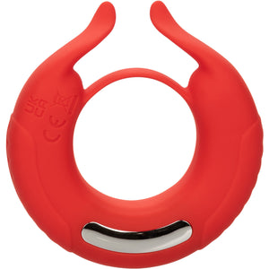 Silicone Rechargeable Taurus Enhancer Vibrating Cock Ring By CalExotics