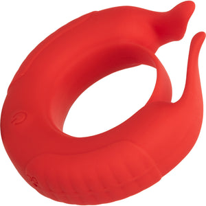 Silicone Rechargeable Taurus Enhancer Vibrating Cock Ring By CalExotics