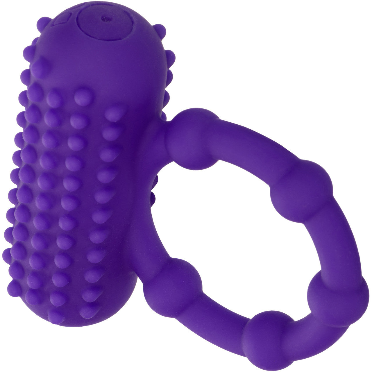 Silicone Rechargeable 5 Bead Maximus Vibrating Cock Ring By CalExotics