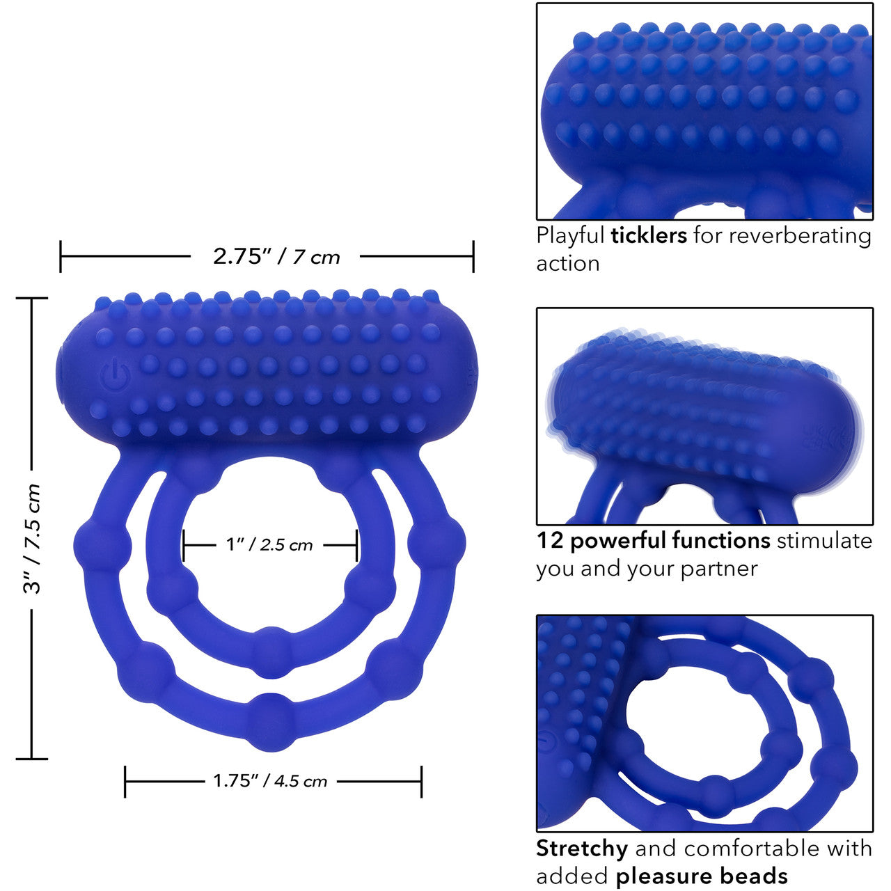 Maximus Vibrating Cock Ring by CalExotics Maximus Vibrating Cock Ring by CalExotics