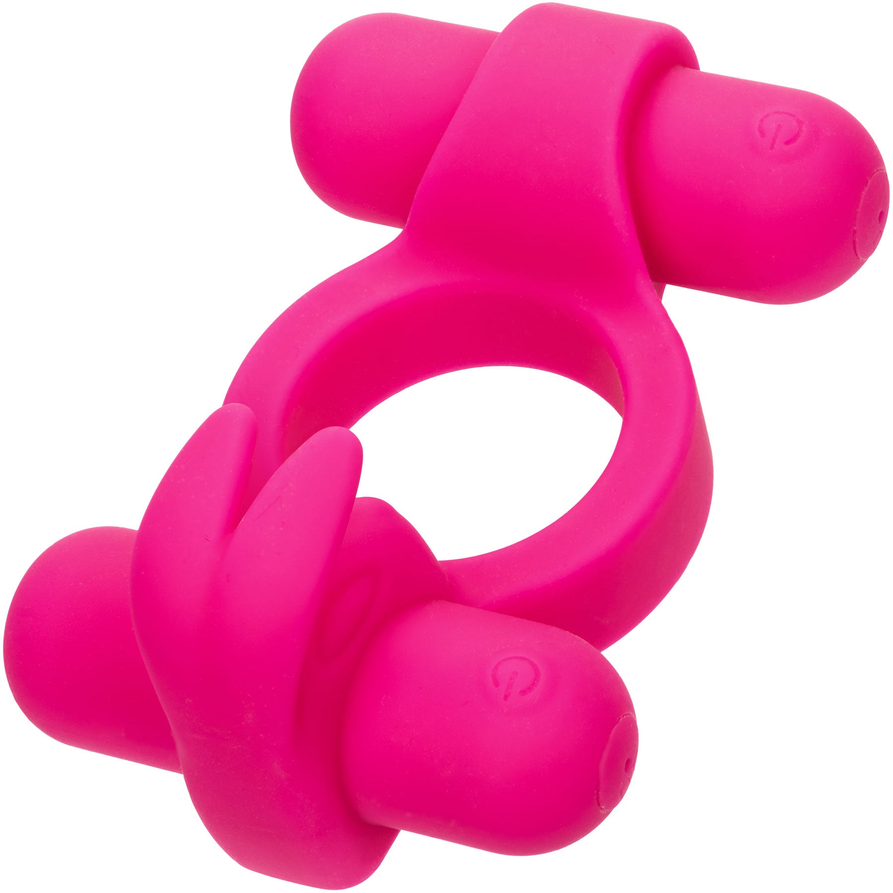 Silicone Rechargeable Rockin’ Rabbit® Vibrating Cock Ring By CalExotics