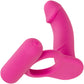 Silicone Rechargeable Double Diver Vibrating Cock Ring By CalExotics