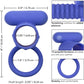 Silicone Rechargeable Endless Desires Enhancer Vibrating Cock Ring By CalExotics - Purple