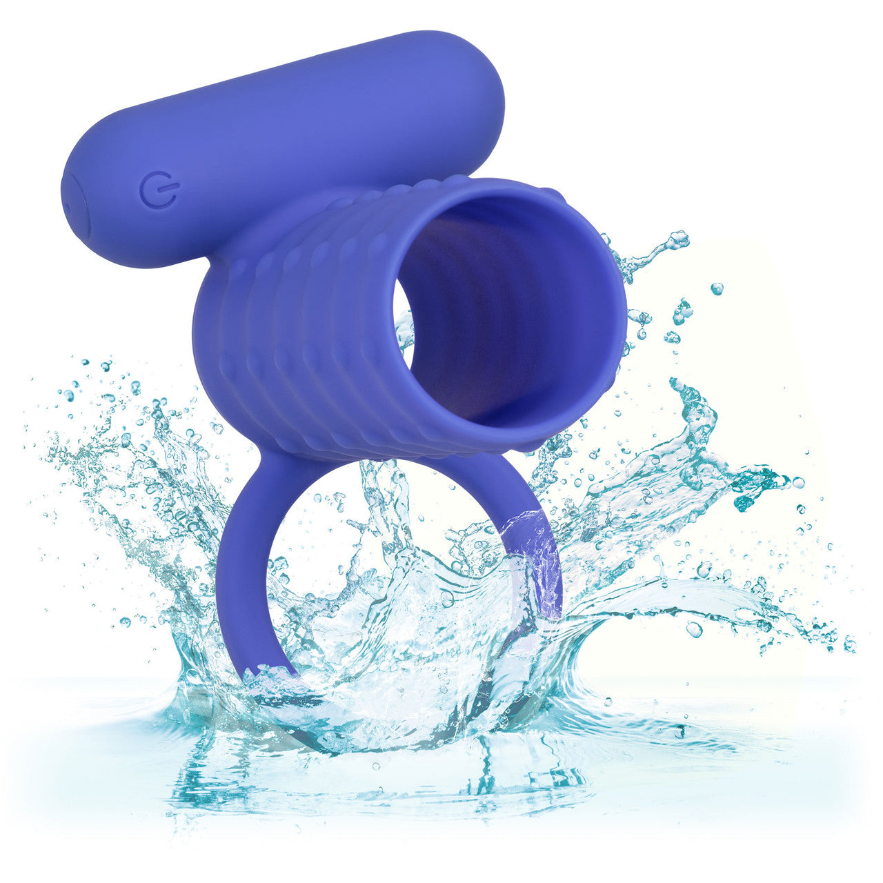 Silicone Rechargeable Endless Desires Enhancer Vibrating Cock Ring By CalExotics - Purple