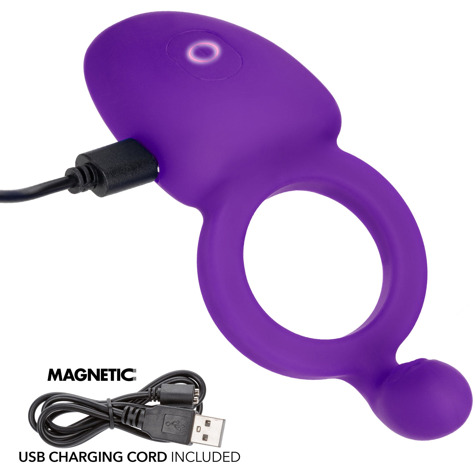 Closer™ Passion Intimate Rechargeable Waterproof Vibrating Silicone Cock Ring