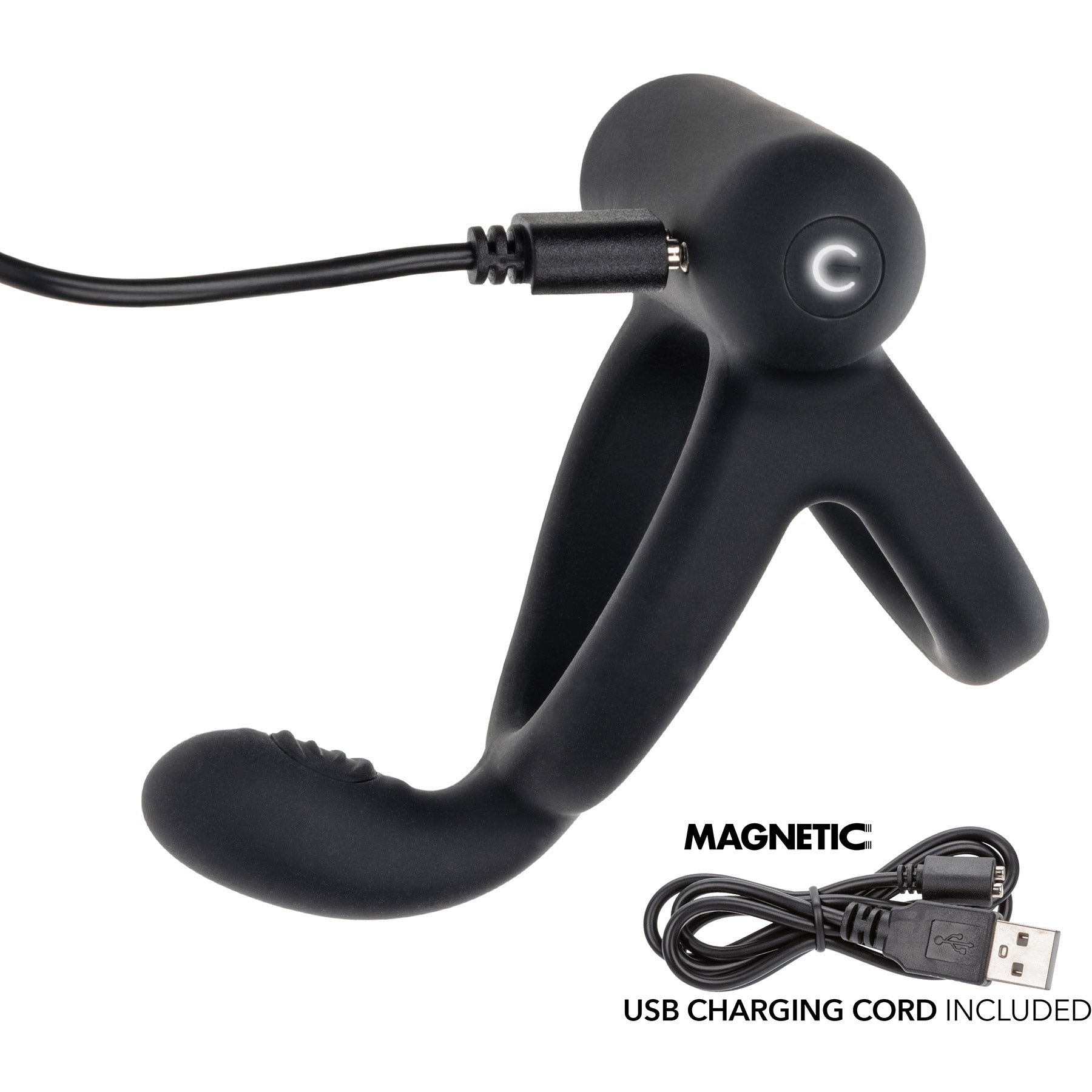Closer™ Caress Intimate Vibrating Silicone Cock & Ball Ring