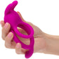 Closer™ Touch Intimate Rechargeable Vibrating Silicone Cock Ring With Ball Strap
