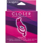 Closer™ Touch Intimate Rechargeable Vibrating Silicone Cock Ring With Ball Strap