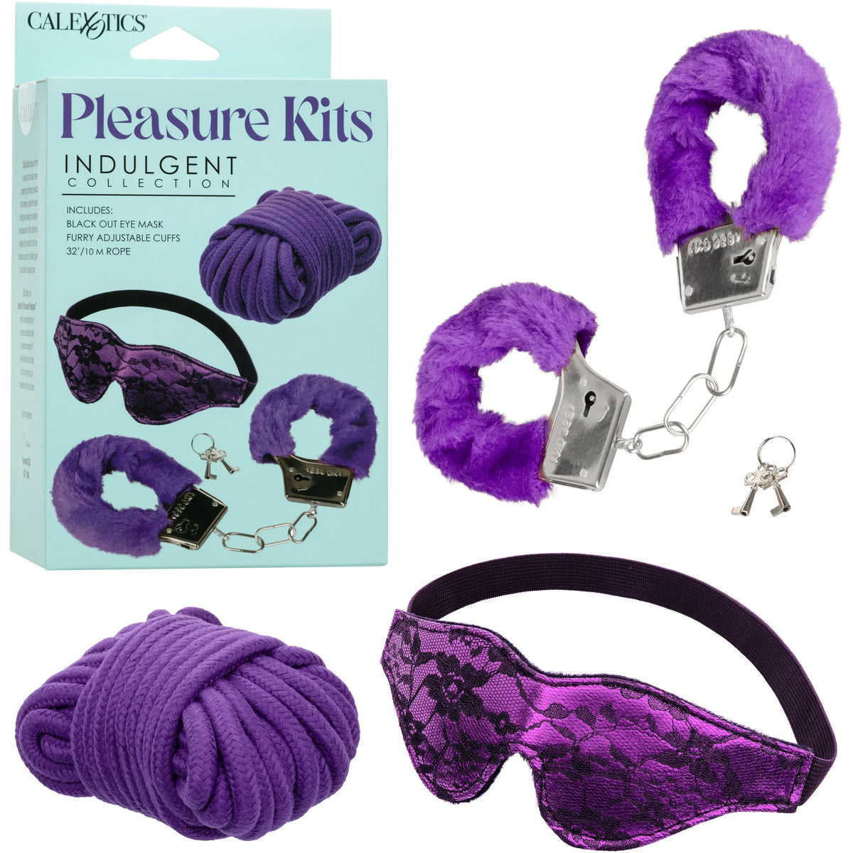 Pleasure Kits Indulgent Collection 3 Piece BDSM Set