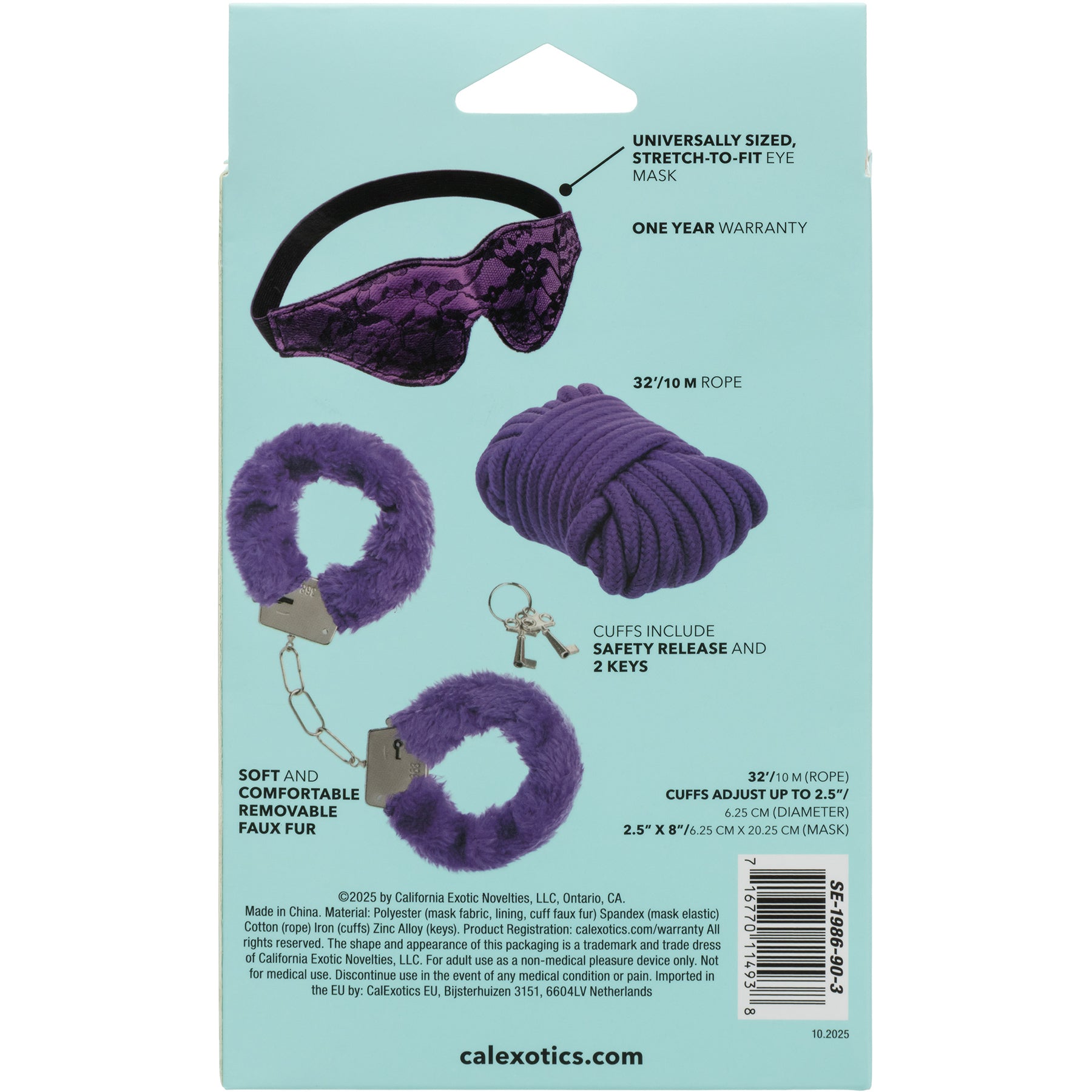 Pleasure Kits Indulgent Collection 3 Piece BDSM Set