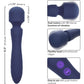 Charisma Mystique Rechargeable Waterproof Silicone Dual Motor Wand Style Vibrator By CalExotics