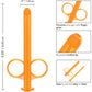 Lube Tube Lubricant Applicator, Set Of 2 By CalExotics - Orange