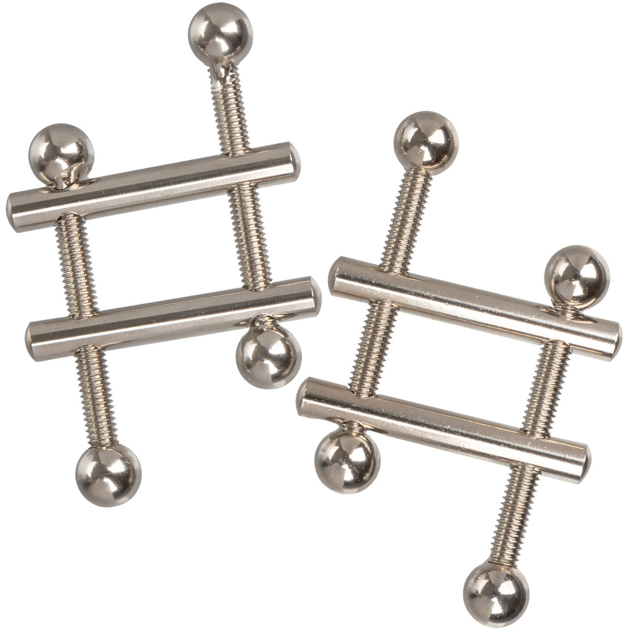 Nipple Grips Crossbar Nipple Vices By CalExotics - Silver