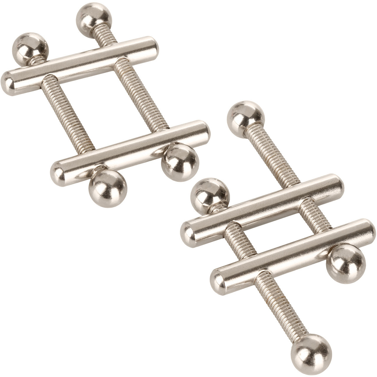 Nipple Grips Crossbar Nipple Vices By CalExotics - Silver