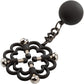 Nipple Grips Power Grip 4-Point Weighted Nipple Press By CalExotics - Black & Silver