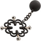 Nipple Grips Power Grip 4-Point Weighted Nipple Press By CalExotics - Black & Silver