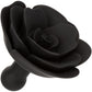 Forbidden Removable Silicone Rose Gag By CalExotics - Black