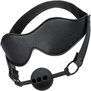 Nocturnal® Collection Eye Mask & Breathable Ball Gag CalExotics