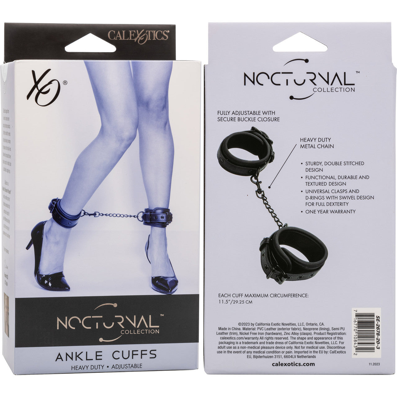 Nocturnal Collection Ankle Cuffs By CalExotics