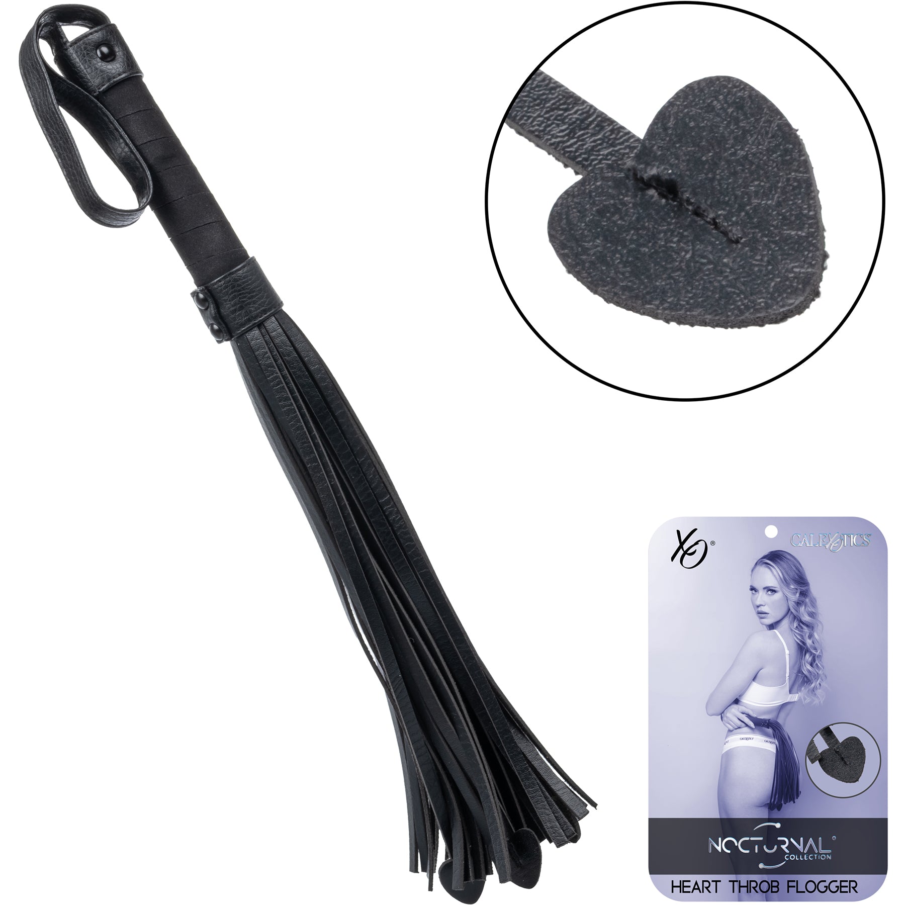 Nocturnal® Collection Heart Throb Flogger By CalExotics