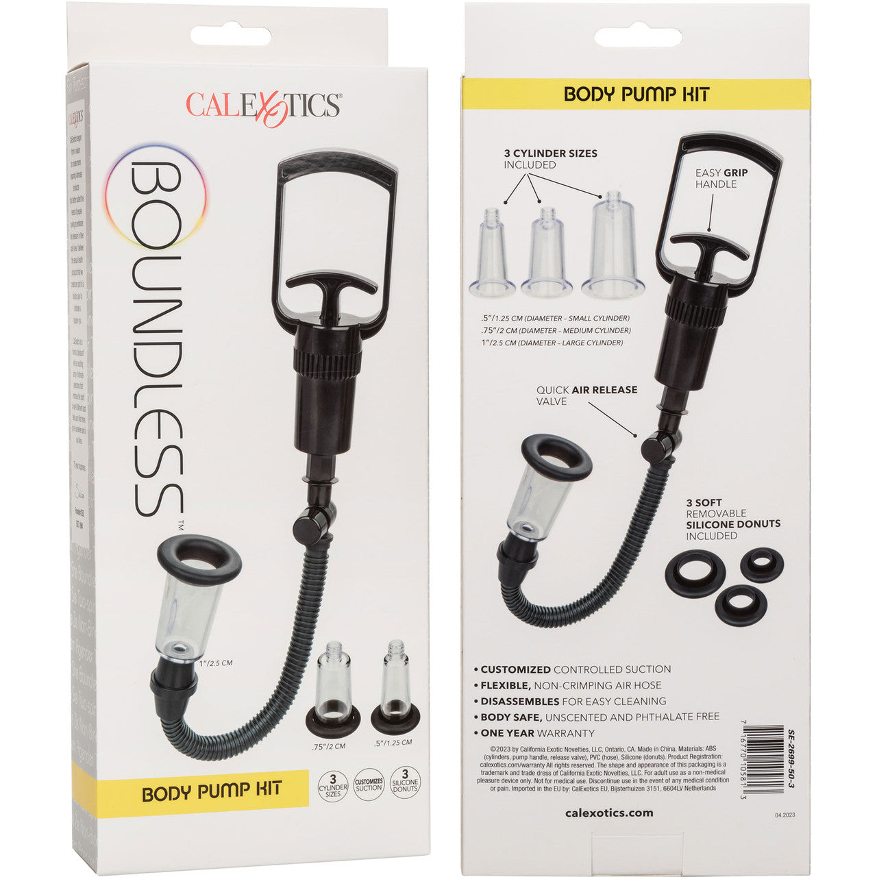 Boundless Body Pump Clit & Nipple Pump Kit By CalExotics