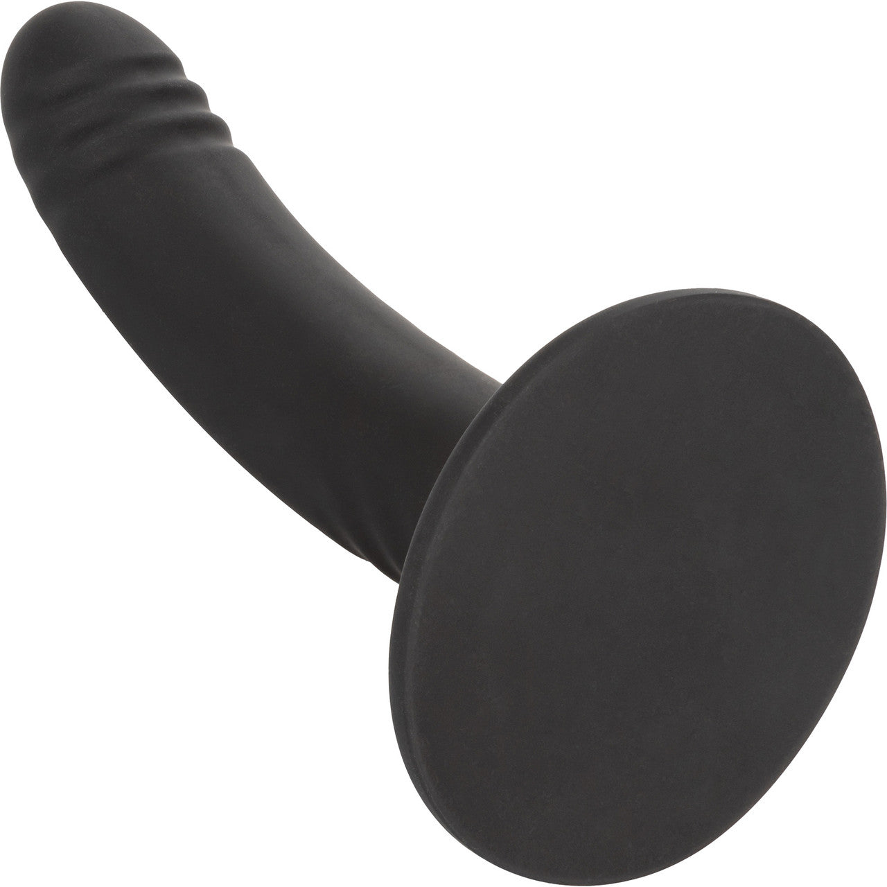 Boundless 6" Ridged Silicone Suction Cup Dildo By CalExotics - Black