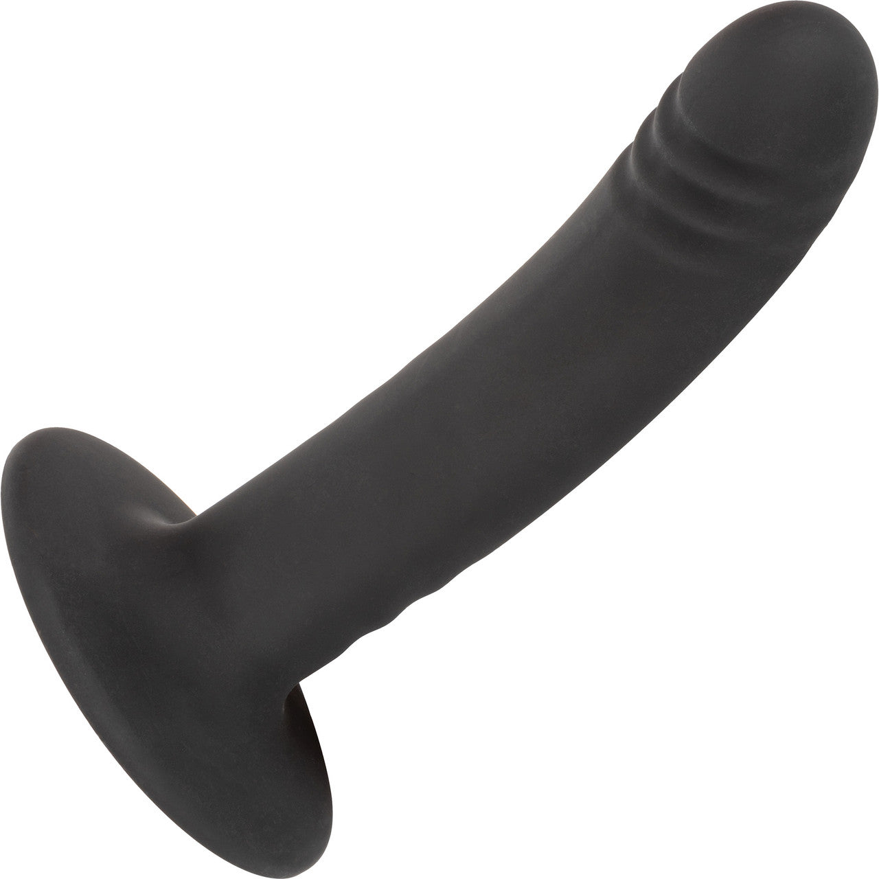 Boundless 6" Ridged Silicone Suction Cup Dildo By CalExotics - Black