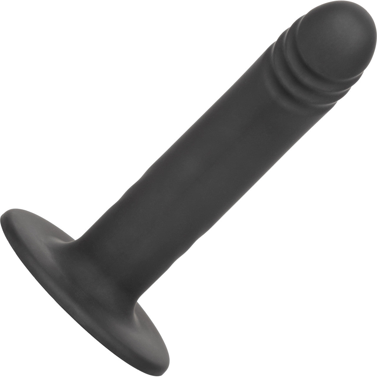 Boundless 6" Ridged Silicone Suction Cup Dildo By CalExotics - Black