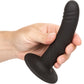 Boundless 6" Ridged Silicone Suction Cup Dildo By CalExotics - Black