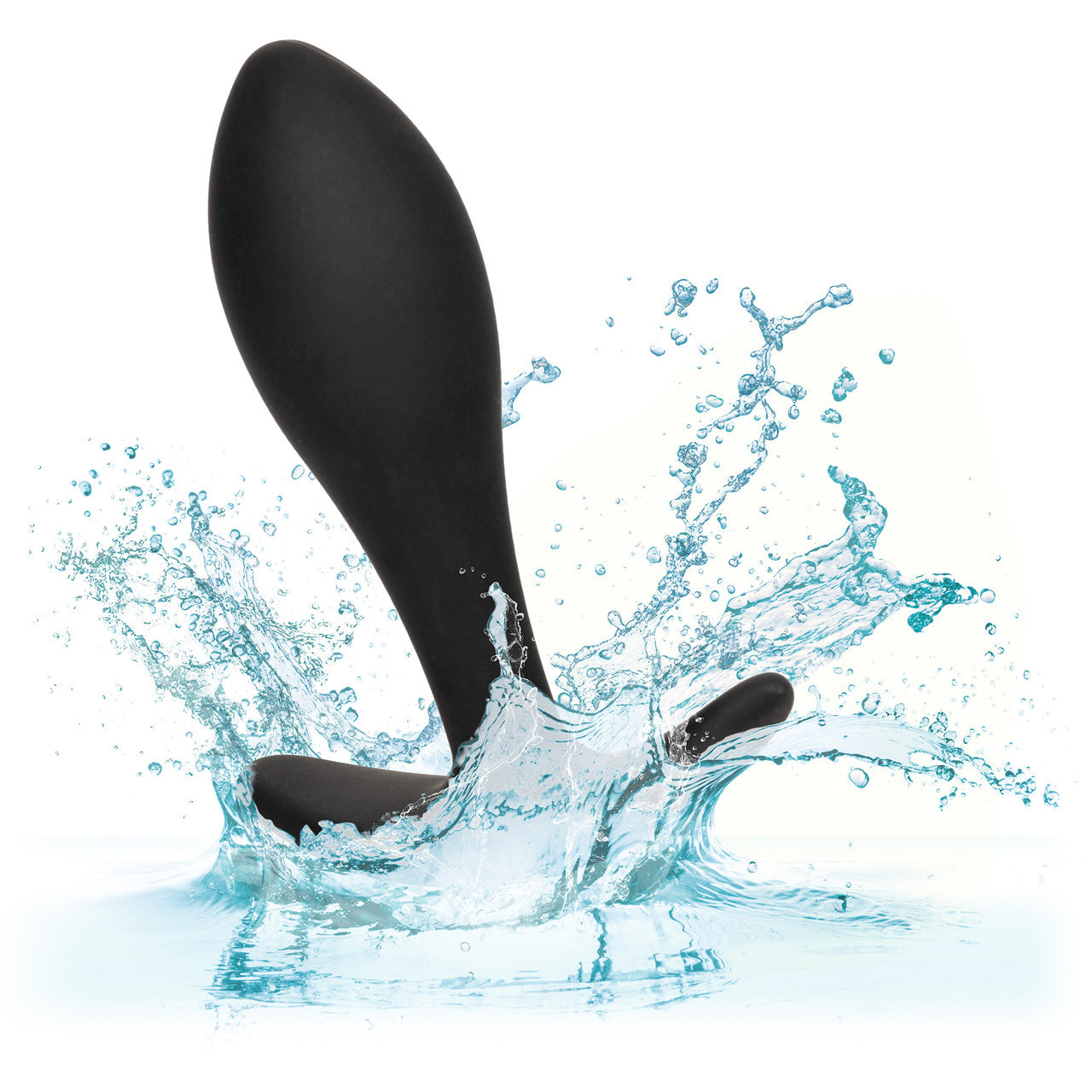 Boundless Teardrop Plug Silicone Butt Plug By CalExotics - Black