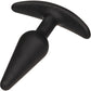 Boundless Slim Plug Silicone Butt Plug By CalExotics - Black