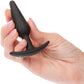 Boundless Slim Plug Silicone Butt Plug By CalExotics - Black