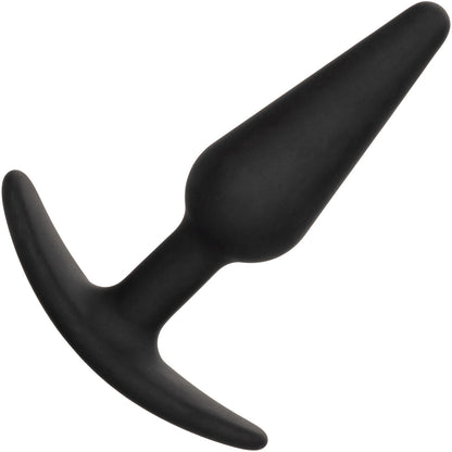 Boundless Slim Plug Silicone Butt Plug By CalExotics - Black