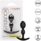 Boundless 2X Teardrop Plug Silicone Butt Plug By CalExotics - Black