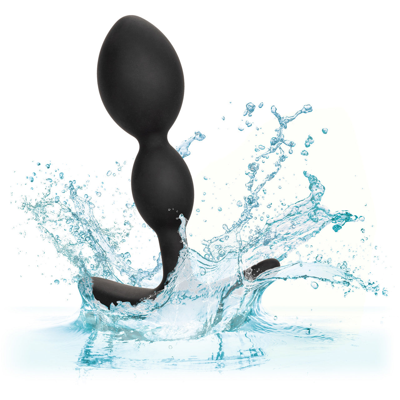 Boundless 2X Teardrop Plug Silicone Butt Plug By CalExotics - Black