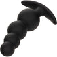 Boundless Beaded Plug Silicone Butt Plug By CalExotics - Black