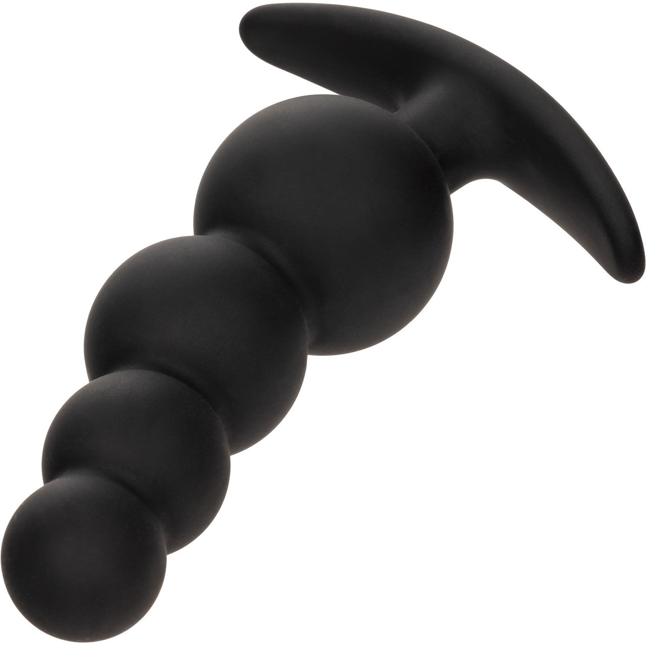 Boundless Beaded Plug Silicone Butt Plug By CalExotics - Black