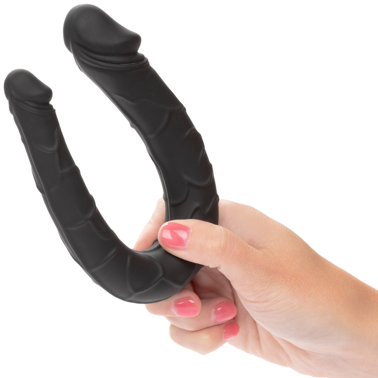 Boundless AC/DC Dong Silicone Double Dildo By CalExotics - Black