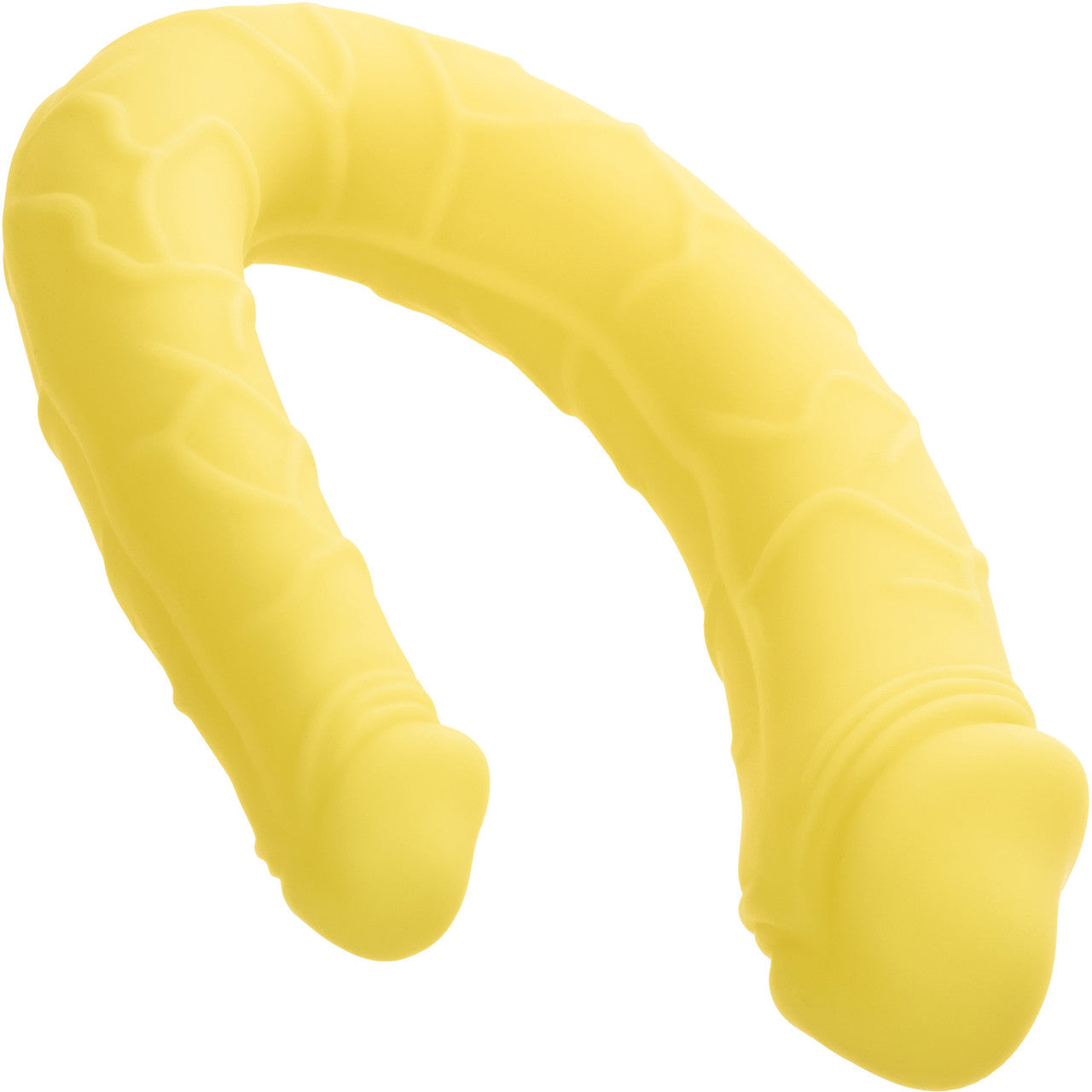 Boundless AC/DC Dong Silicone Double Dildo By CalExotics - Yellow