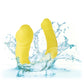 Boundless AC/DC Dong Silicone Double Dildo By CalExotics - Yellow