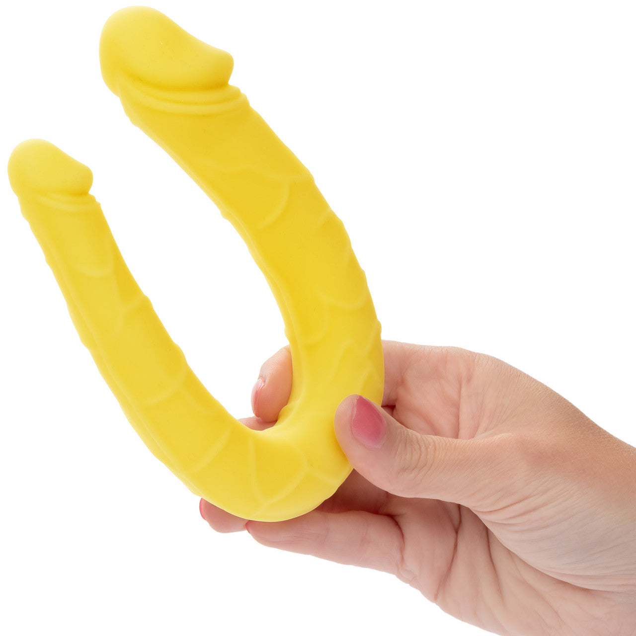 Boundless AC/DC Dong Silicone Double Dildo By CalExotics - Yellow