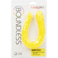 Boundless AC/DC Dong Silicone Double Dildo By CalExotics - Yellow